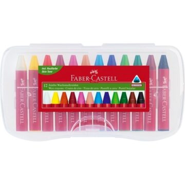FABER-CASTELL Gesso Jumbo 120011 12 colori astuccio