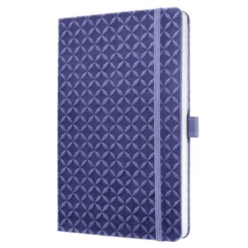JOLIE Taccuino A5 JN131 dark purple, foderato 174 p.