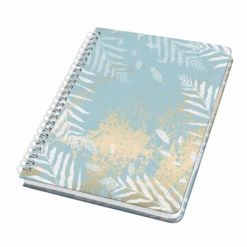 JOLIE Taccuino a spirale A5 JN614 Heavenly Leaves, dots 120 p.