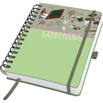 JOLIE Taccuino spirale JN654 Garden Love blanco 240 p.