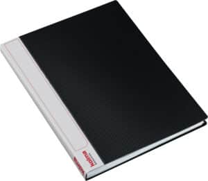 KOLMA Cartella ad anelli Selection 03.712.06 A4 riciclaggio nero 40 tasche