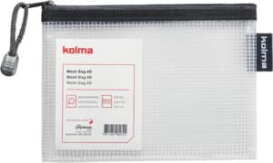 KOLMA Tasca cerniera A6 08.198.25 Mesh Bag, blu notte