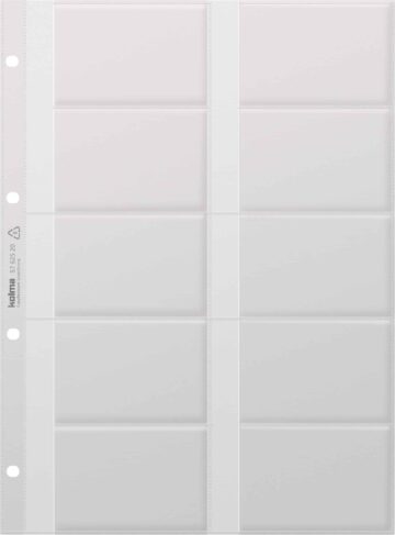 KOLMA Buste trasparenti A4 57.625.20 CopyResistant, bigl. 5 pz.