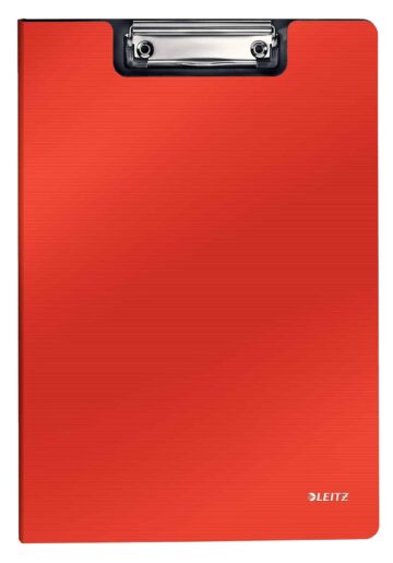 LEITZ Cartella con clip Solid PP A4 39621020 rosso chiaro