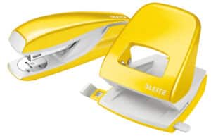 LEITZ Bucatrice/Cucitrice WOW 5095 5095-10-62 giallo, Bundle 30 fogli