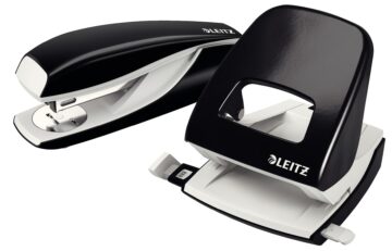 LEITZ Bucatrice/Cucitrice WOW 5095 5095-10-95 nero, Bundle 30 fogli
