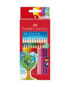 FABER-CASTELL Matite colorate Grip 112424 24 colori