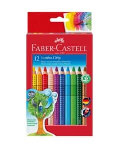 FABER-CASTELL Matite colorate Jumbo Grip 110912 12 colori