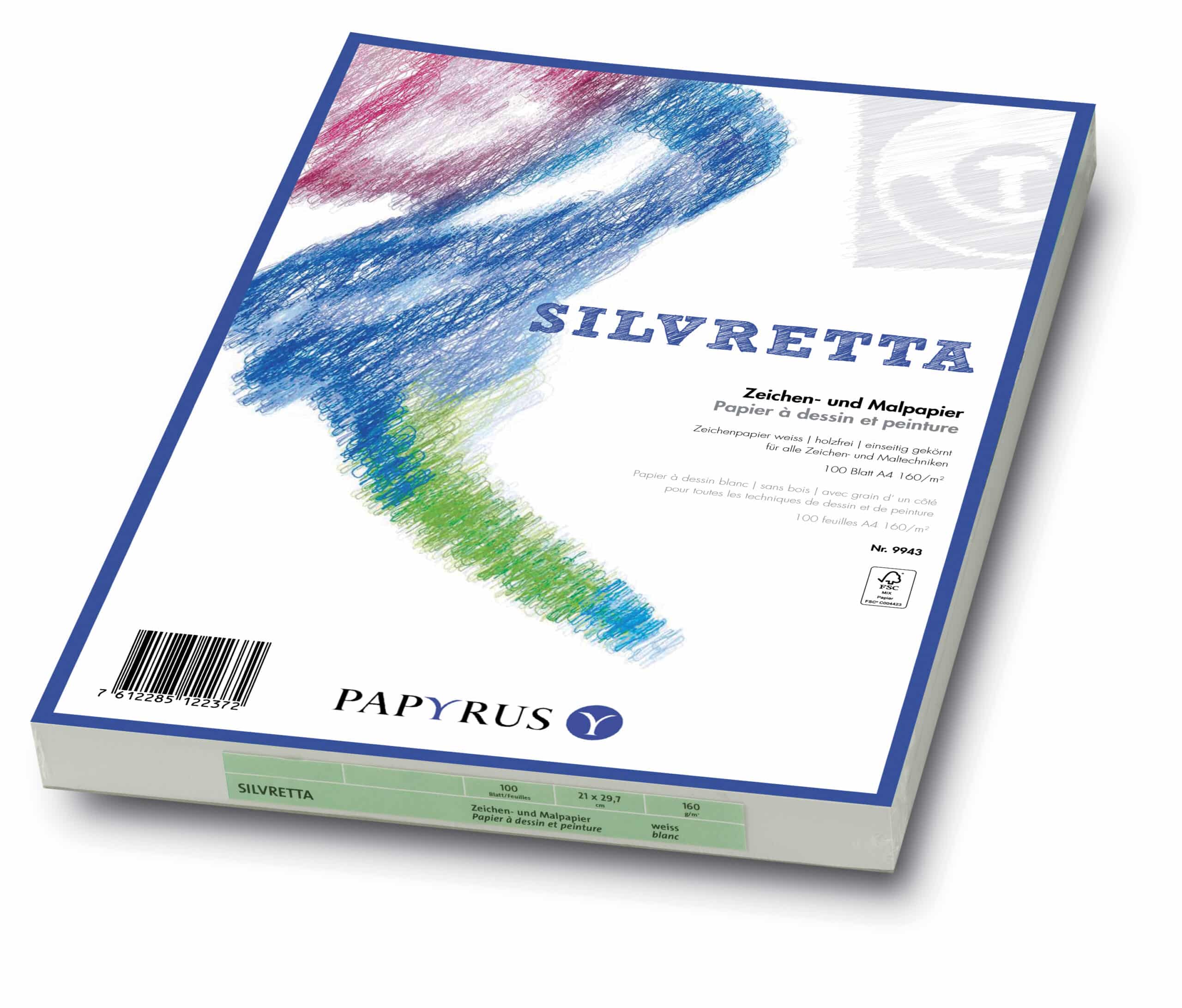 PAPYRUS Carta per disegno A3 88248949 180g, bianco 100 fogli