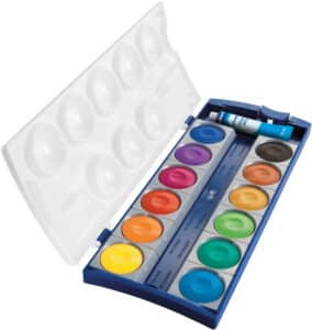 PELIKAN Colore opacon 735K/12 12 colori opaca bianca
