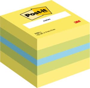 POST-IT Blocchetto Mini Lemon 51x51mm 2051-L 3-colori ass./400 fogli