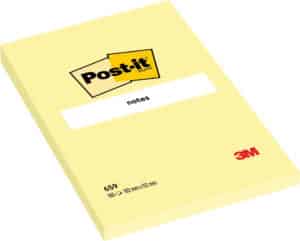 POST-IT Blocco 102x152mm 659Y giallo/100 fogli