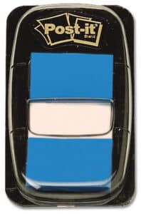 POST-IT Index Tabs 25,4x43,2mm 680-2 blu/50 tabs