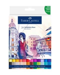 FABER-CASTELL Goldfaber Dual Marker 164624 24 colori, Etui