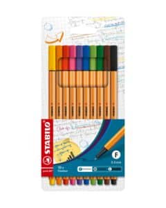 STABILO Fineliner Point 88 0.4mm 88/10 10 colori ass.