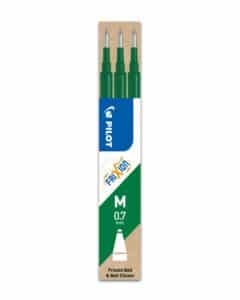 PILOT Mine FriXion Refill BLS-FR7-G-S3 verde, 3 pezzi