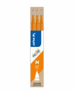 PILOT Mine FriXion Refill BLS-FR7-O-S3 orange, 3 pezzi