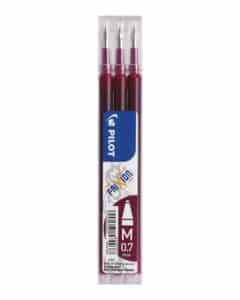 PILOT FriXion Refill 0.7mm BLS-FR7-WR bordeaux 3 pezzi