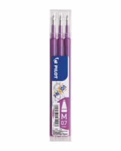 PILOT FriXion Refill 0.7mm BLS-FR7-PU lilac 3 pezzi
