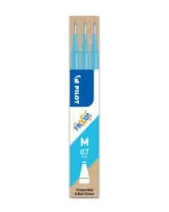 PILOT Mine FriXion Refill BLSFR7LB blu chiaro, 3 pezzi