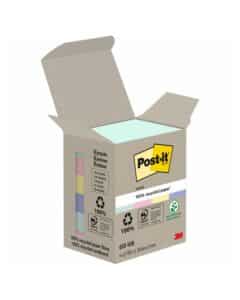 POST-IT Sticky Notes Ricycl. 38x51mm 653-1GB arcobaleno 6x100 fogli