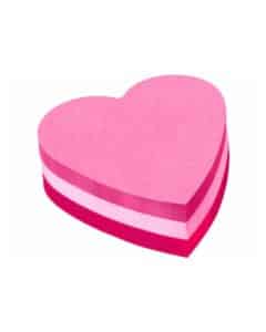 POST-IT Sticky note cubo Cuore 2007H 3-colori, 225 fogli