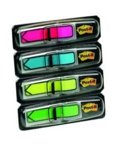 POST-IT Index dardo 4x24 pcs. 684-ARR4 neon 4-colori ass./4x24 fogli