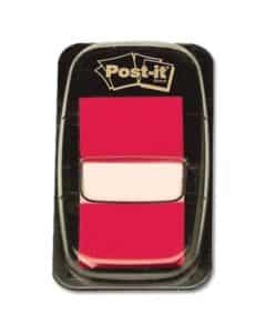 POST-IT Index Tabs 25,4x43,2mm 680-1 rosso/50 tabs