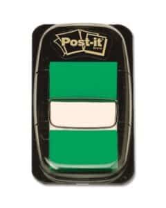 POST-IT Index Tabs 25,4x43,2mm 680-3 verde/50 tabs