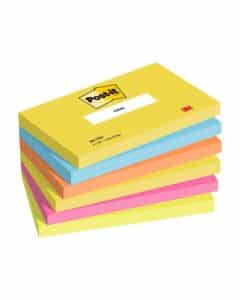 POST-IT Sticky Notes Energy 127x76mm 655-TFEN 6-colori 6x100 fogli