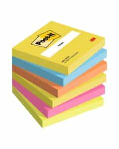 POST-IT Energy 76x76mm 654-TFEN0 6-colori ass./6x100 fogli
