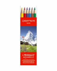 CARAN D'ACHE Matita colorata Prismalo 3mm 999.306 assortito 6 pezzo