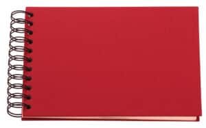 R?SSLER Fotoalbum 1329452361 19.5x14.5cm, rot/off-white