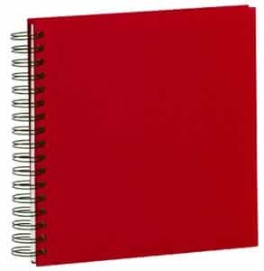 R?SSLER Fotoalbum 1329452366 23x23cm, rot/off-white