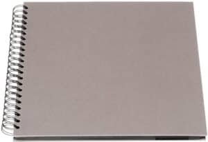 R?SSLER Fotoalbum 1329452497 29x29cm, taupe/schwarz