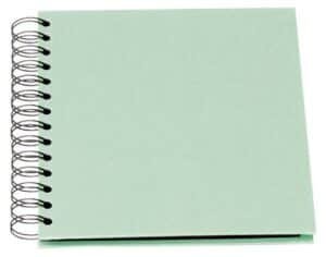 R?SSLER Fotoalbum 1329452655 18x18cm, mint/schwarz