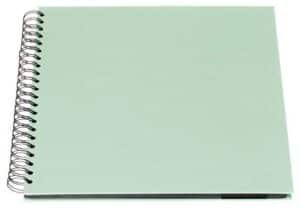 R?SSLER Fotoalbum 1329452657 29x29cm, mint/schwarz
