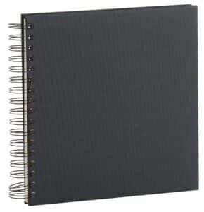 R?SSLER Fotoalbum 1329452706 23x23cm, schwarz/off-white