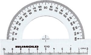 RUMOLD Graphometer 10cm 1010 180°