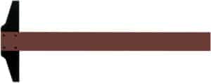 RUMOLD Righello 50cm 344050 marrone