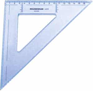 RUMOLD Squadra rapida 16cm 4225 45° colorato/trasp.