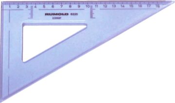 RUMOLD Squadra rapida 18cm 6220 60° grigio