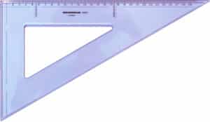 RUMOLD Squadra rapida 25cm 6225 60° grigio