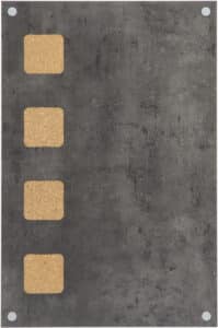 SECURIT Lavagna Gesso Living Wall LW-GY-58 grigio 63x41x2cm