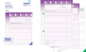 SIMPLEX Blocco combi D/F/I A5 15508 bianco 50x3 fogli