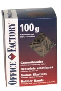 SMART OFFICE Elastici 80mmx3mm 601132 catout. naturale 100g