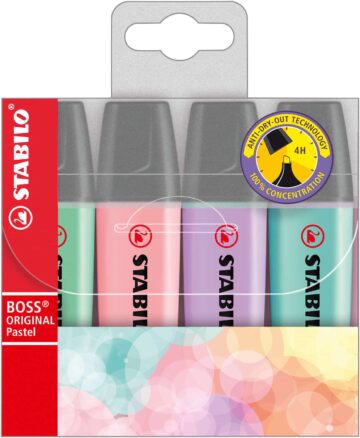 STABILO Textmarker BOSS Pastell 70/4-2 4 pezzi