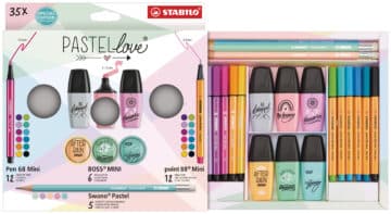 STABILO Set Mini World 77/5-9-5 Pastellove 18 pcs.