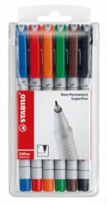 STABILO OHP Pen non-perm. S 851/6 6 pz., astuccio