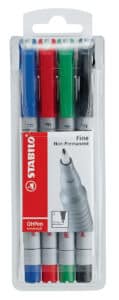 STABILO OHP Pen non-perm. F 852/4 4 pz., astuccio